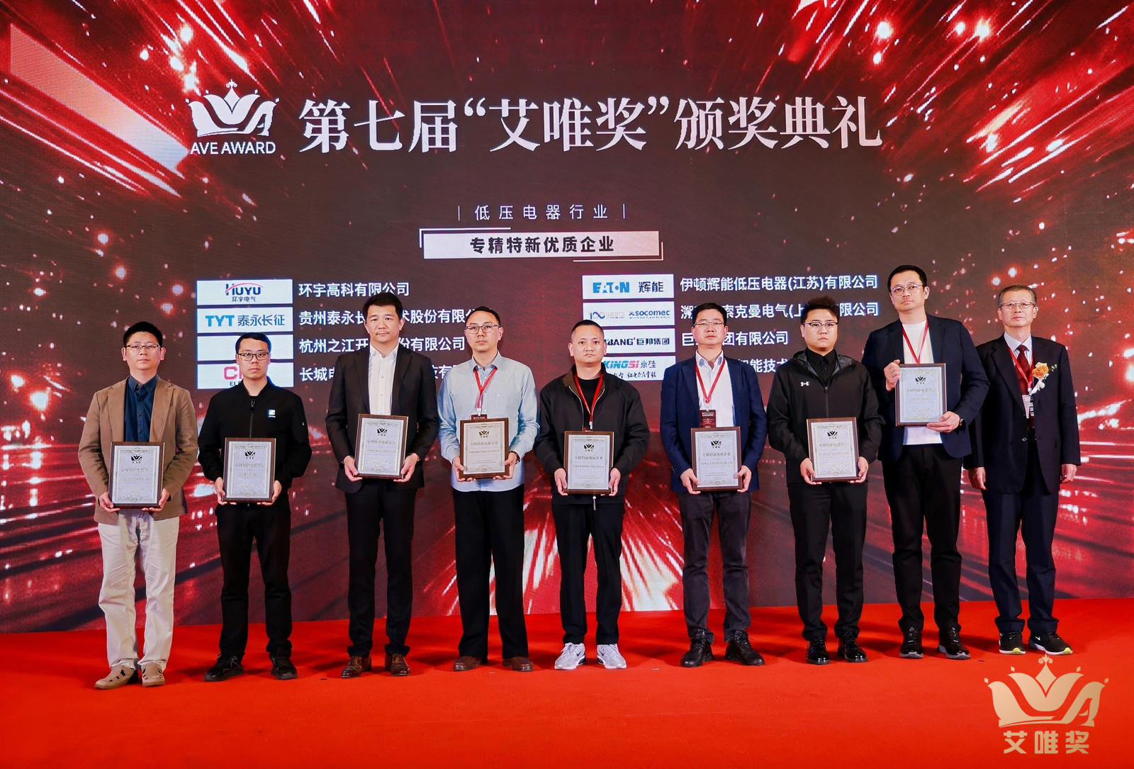 荣耀加冕 | CNC ELECTRIC荣获第七届 “艾唯奖” 低压电器行业“专精特新优质企业”